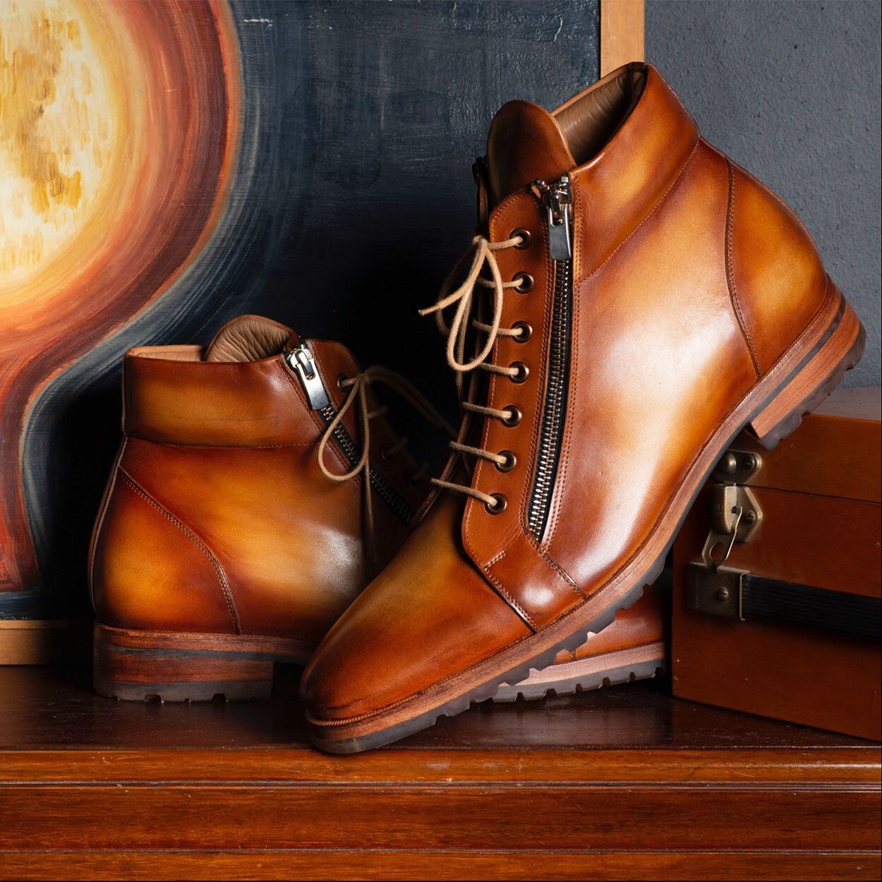 Men's luxury leather boots | Men's 